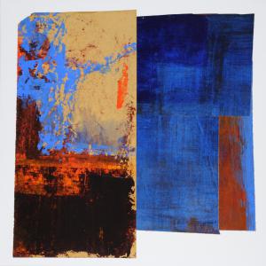 Terre et mer 40x40cm