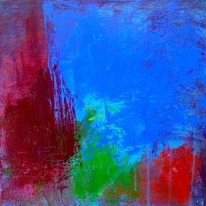 L'heure bleue 30x30cm