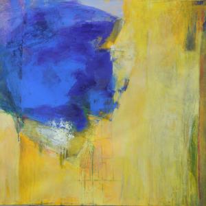 Bleu d'orient 100x81cm